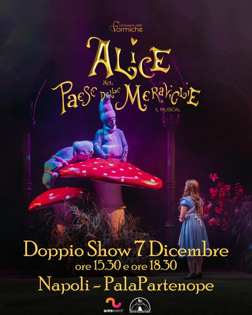 Alice nel Paese delle Meraviglie al Palapartenope