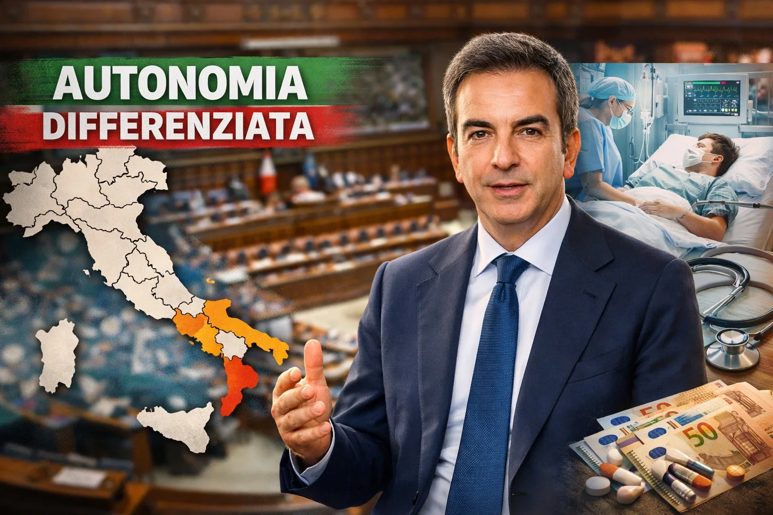 Calabria, autonomia differenziata e sanità: il caso Occhiuto divide la politica