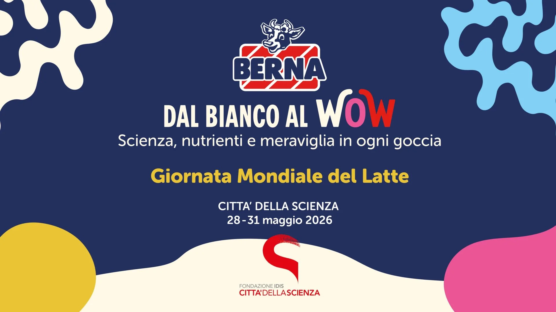 Poster partnership con latte berna