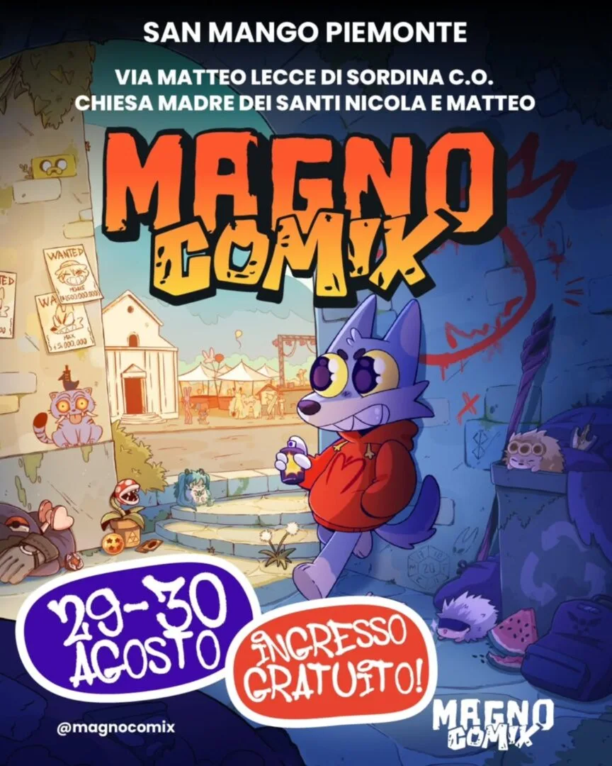 Il 29 e 30 Agosto arriva la prima edizione del Magno Comix!